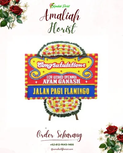 Bunga Papan Congratulation di Blondo